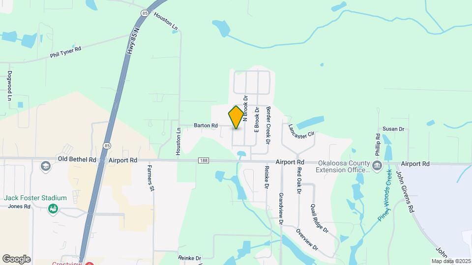 3175 Border Creek Dr Map and Location Details