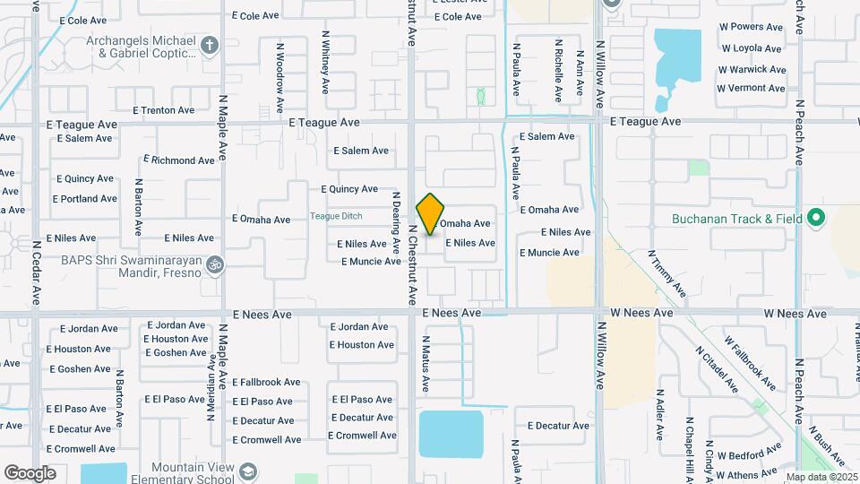 8180 N Matus Ave Map and Location Details