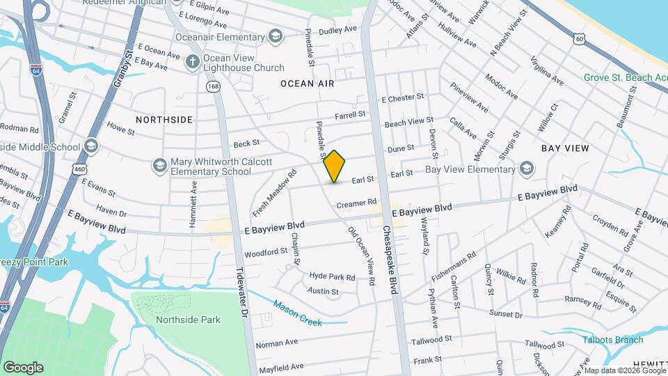 619 Earl St Map and Location Details