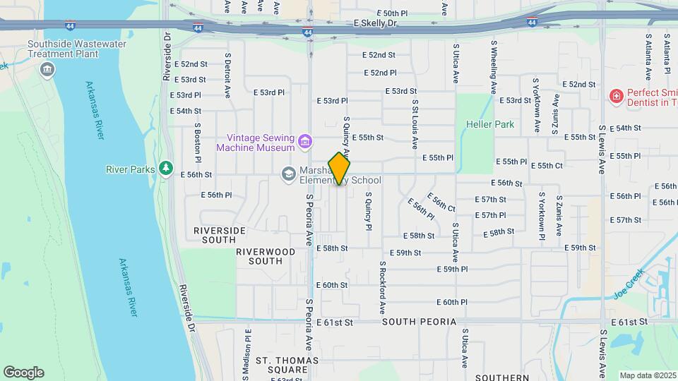 5629 S Quaker Ave Map and Location Details