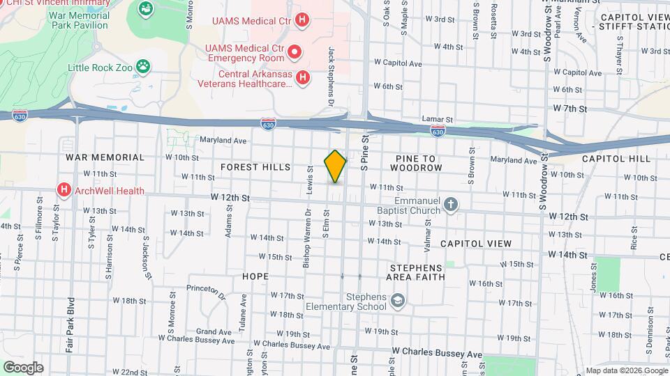 4009 W 11th St Map and Location Details