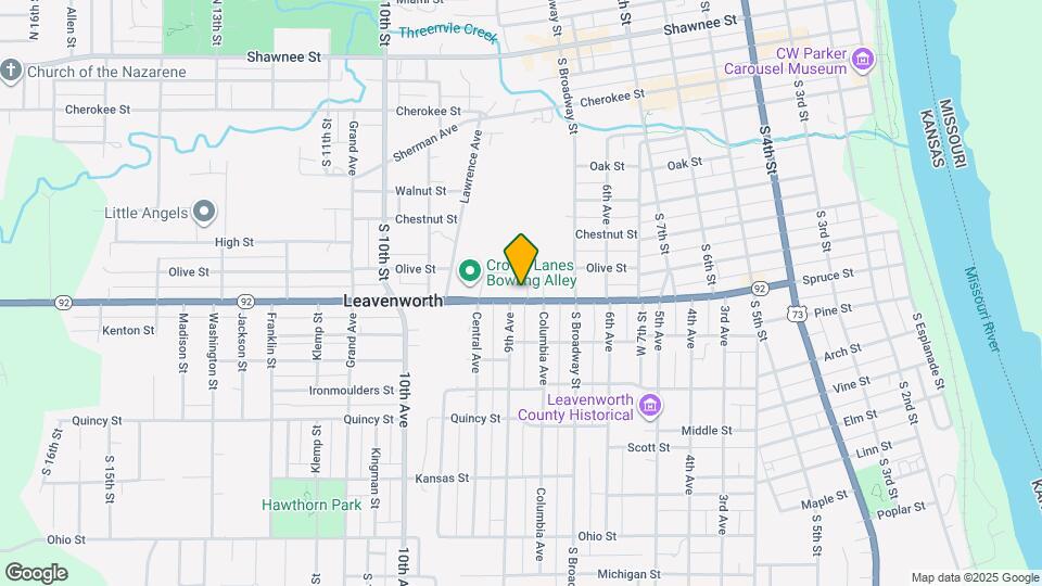 768 Spruce St Map and Location Details