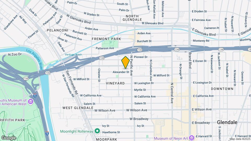 521 Alexander St Mapa y Detalles de la Ubicación