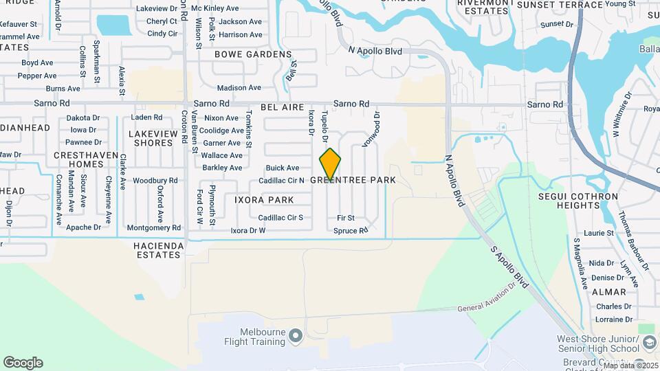 629 Tupelo Dr Map and Location Details