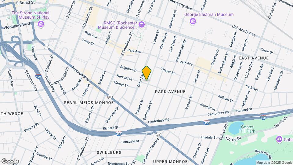 129 Rutgers St-Unit -1 Map and Location Details