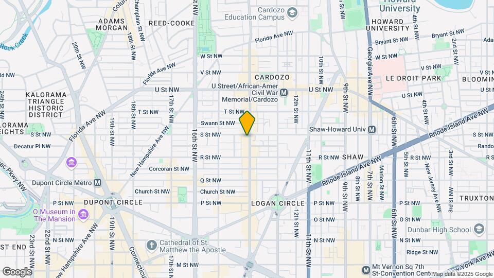 1738 14th St NW Map and Location Details