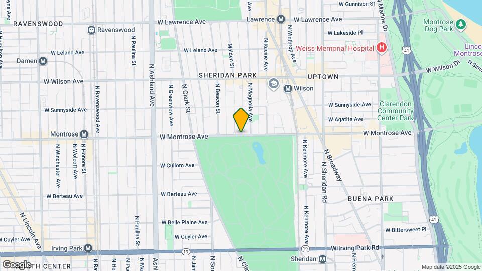 1258 W Montrose Ave, Unit 3 Map and Location Details
