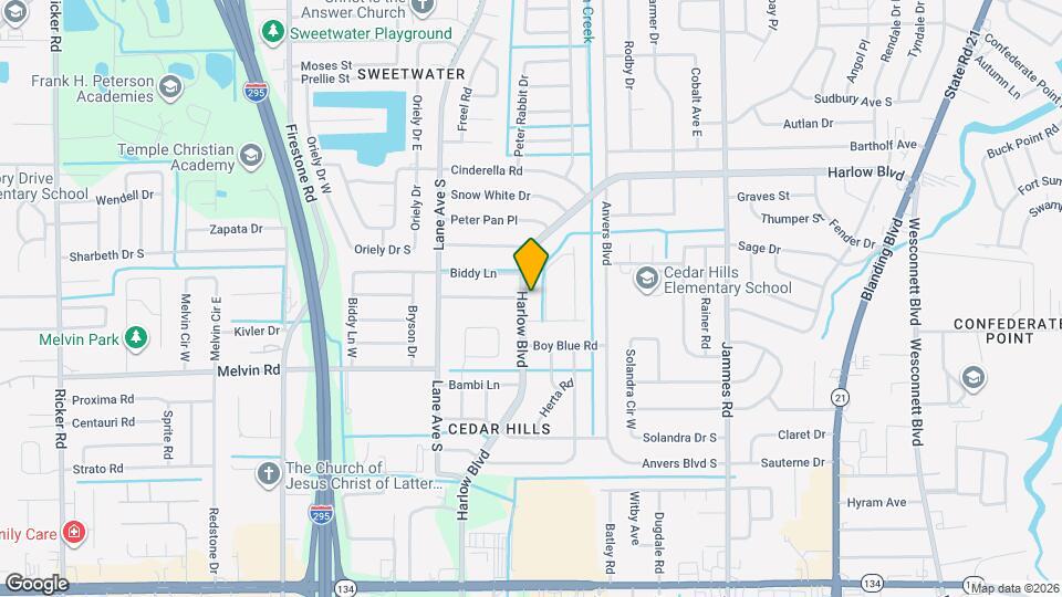 4403 Harlow Blvd Map and Location Details