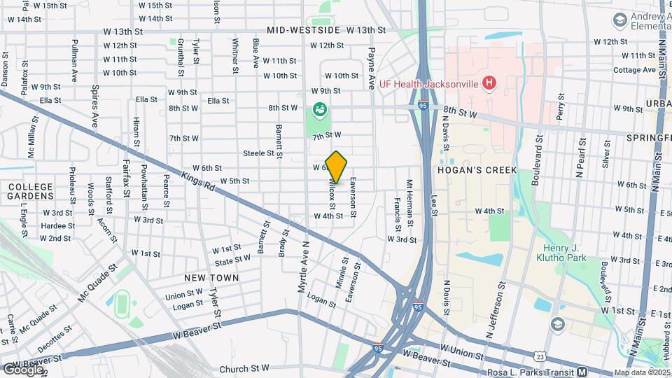 1219 Grothe St Map and Location Details