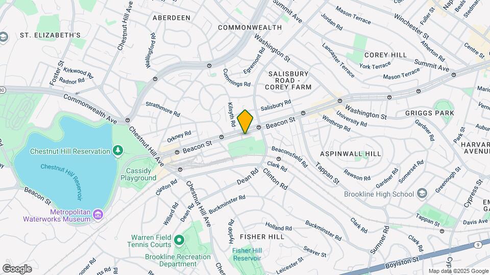 1799 Beacon St Map and Location Details