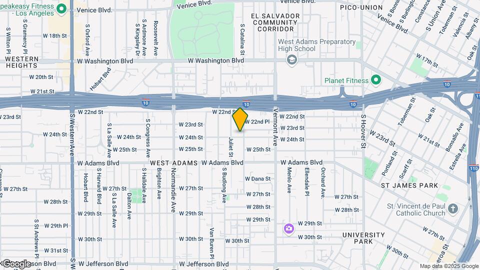 1501 W 24th St Map and Location Details