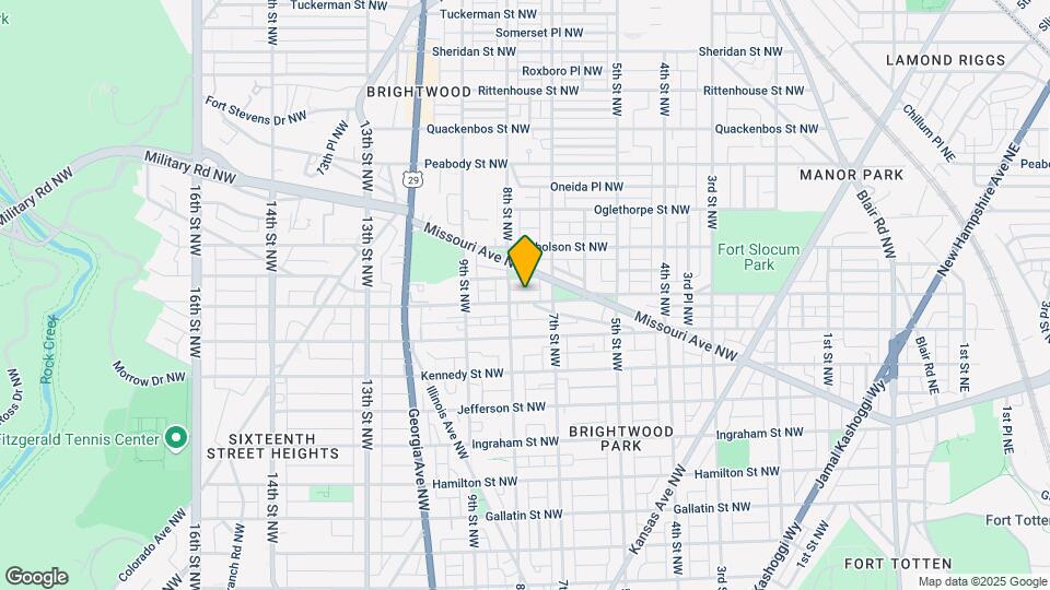 733 Madison St NW Map and Location Details