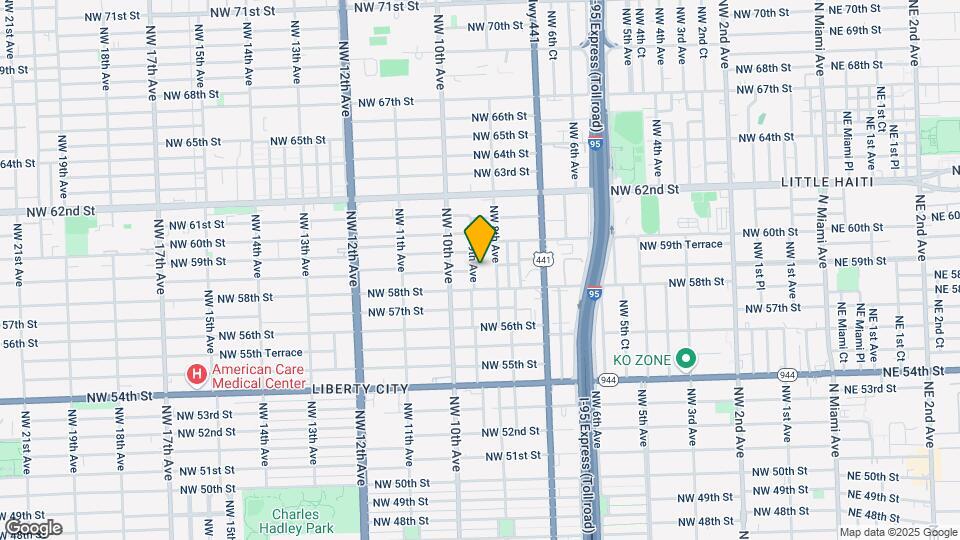 5831 NW 9th Ave-Unit -A Map and Location Details