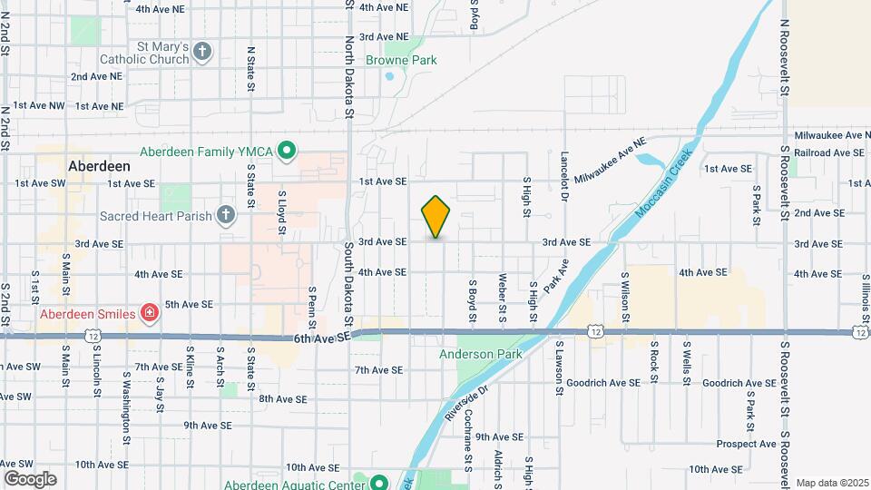 302 S Harrison St Map and Location Details