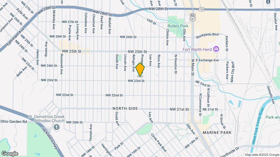 2303 Prospect Ave Map and Location Details