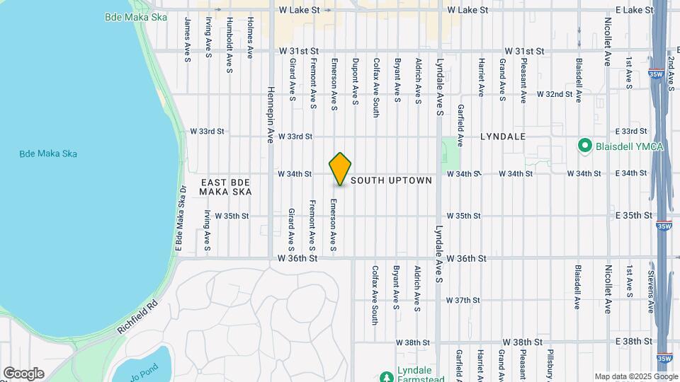 3421-29 Emerson Mapa y Detalles de la Ubicación