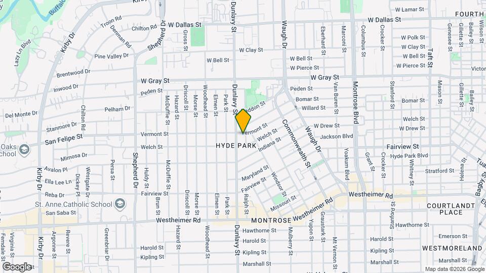 1906 Ridgewood St Map and Location Details