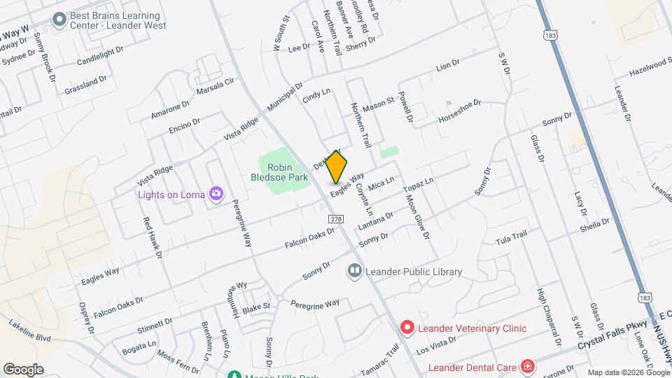 1003 Eagles Way Map and Location Details