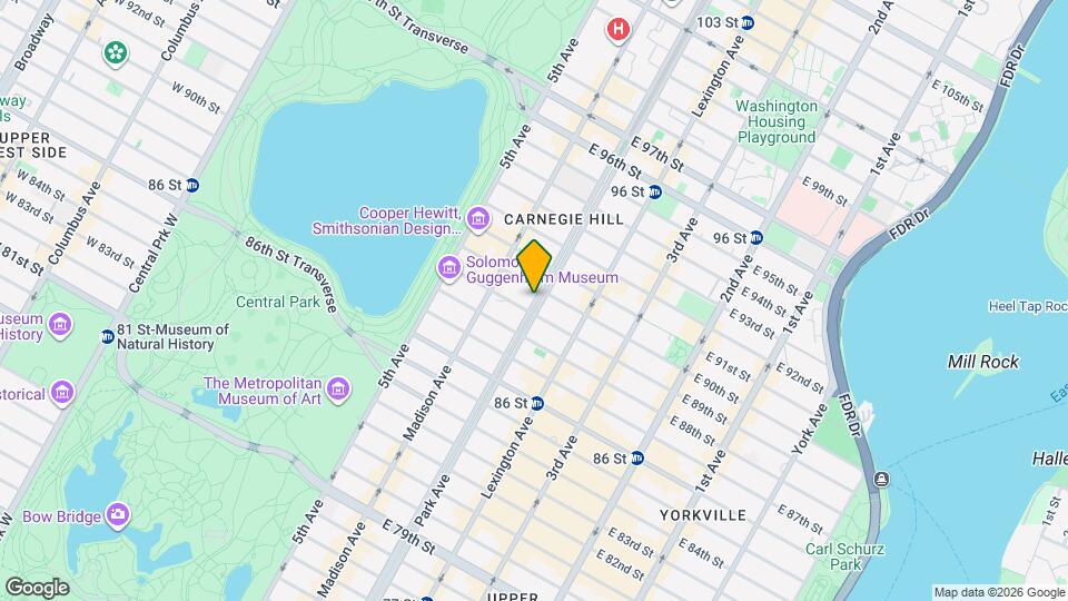 1110 Park Ave Map and Location Details