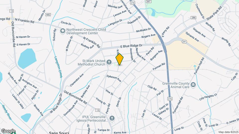 207 N Beacon St Map and Location Details