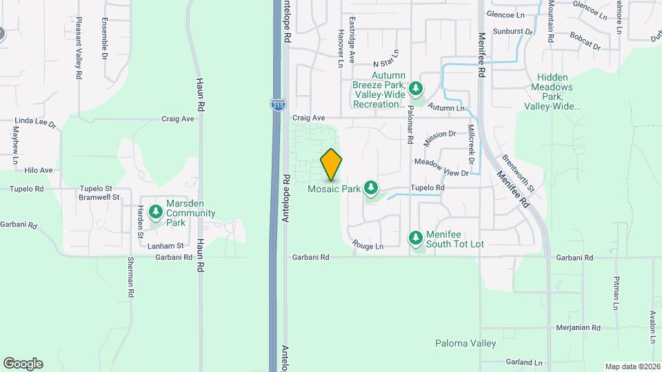 28227 Luther Dr Mapa y Detalles de la Ubicación