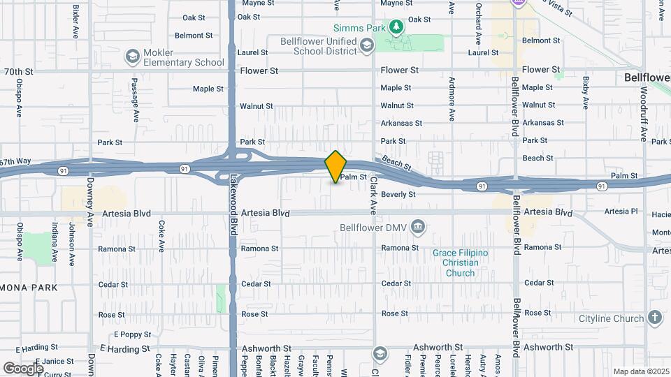 9260 Palm St Map and Location Details