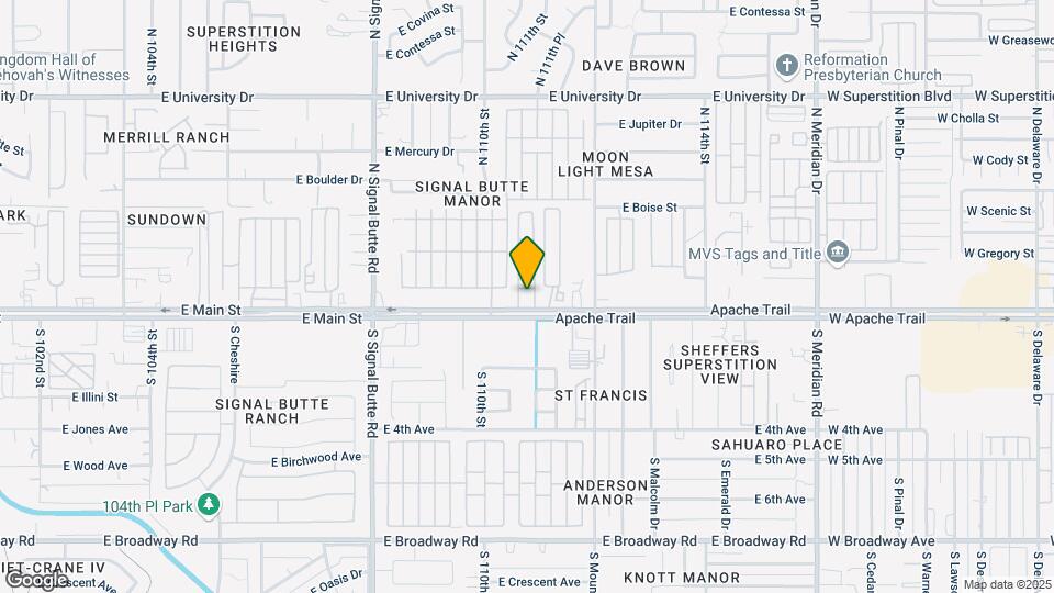 Blue Star Mobile Home Park Mapa y Detalles de la Ubicación