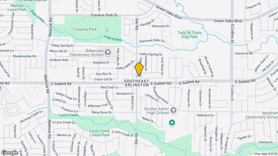 6206 Tidewater Dr Map and Location Details