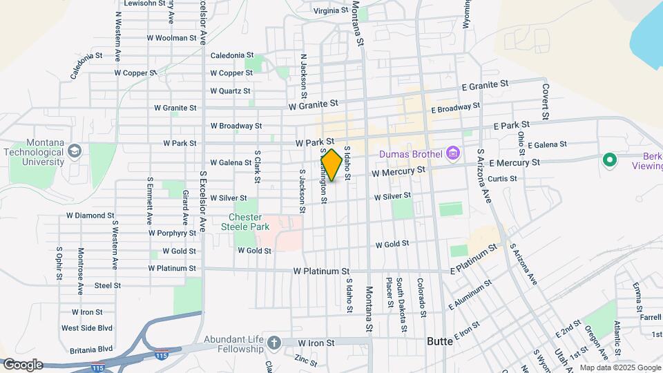 210 S Washington St Map and Location Details