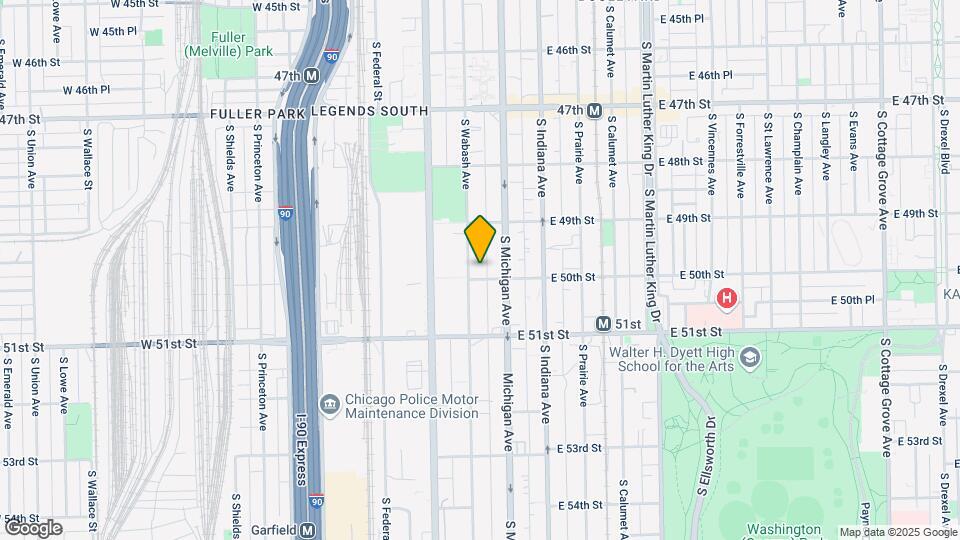 4949 S Wabash Ave, Unit Three Map and Location Details