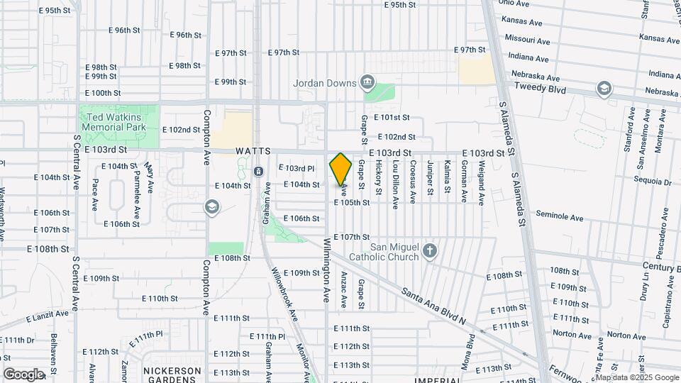 10405 Anzac Ave Mapa y Detalles de la Ubicación