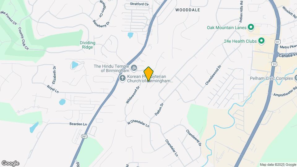 2215 Williamsburg Dr Map and Location Details
