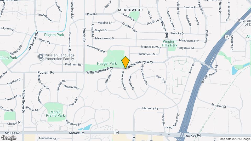 5801 Williamsburg Way, Unit 5803 Map and Location Details