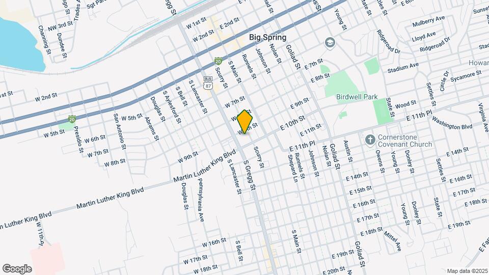 902 Scurry St Map and Location Details