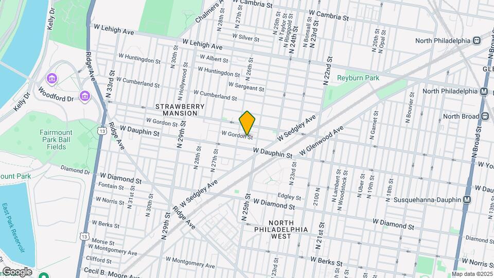 2530 W Gordon St Map and Location Details