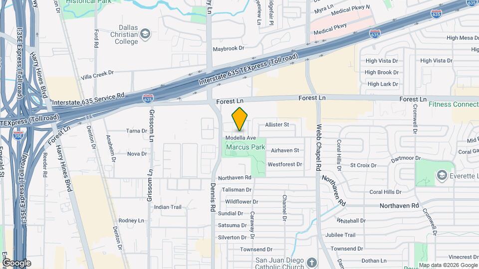 2956 S Bend Dr Mapa y Detalles de la Ubicación