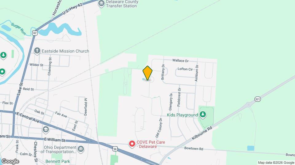 717 Wallace Dr Map and Location Details