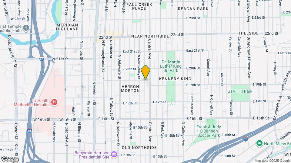 457 E 19th St Map and Location Details