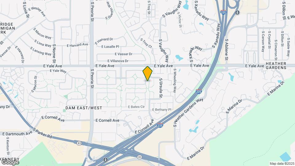 12446 E Amherst Cir Mapa y Detalles de la Ubicación