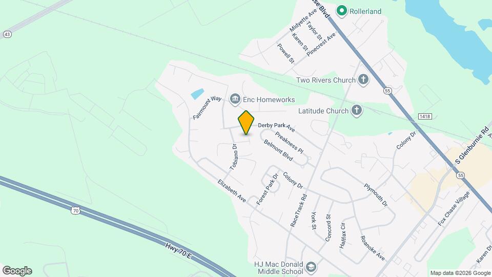 3847 Blue Grass Ct Map and Location Details