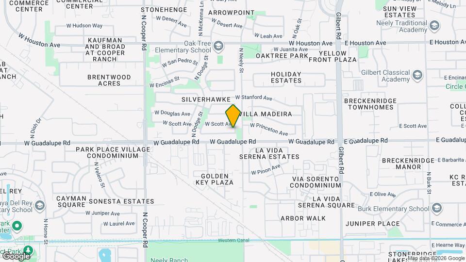 444 W Princeton Ave Map and Location Details