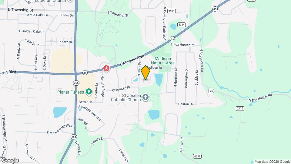 3438 Galaxy Cir Map and Location Details