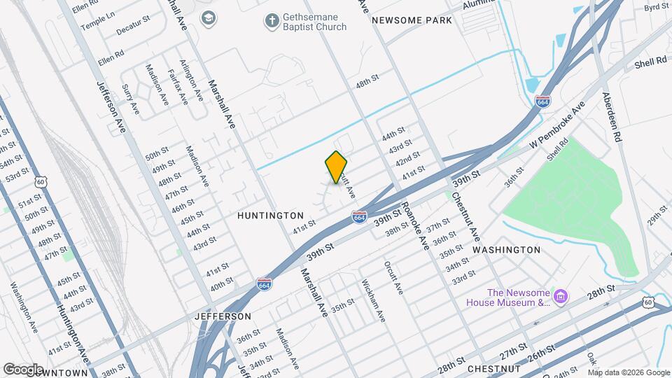 4229 Orcutt Ave Map and Location Details