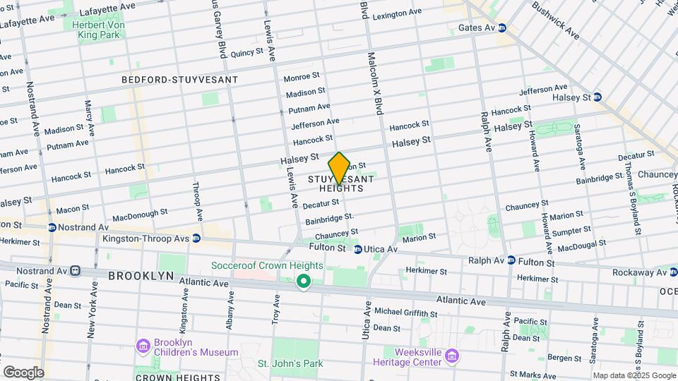 372 Mac Donough St Mapa y Detalles de la Ubicación