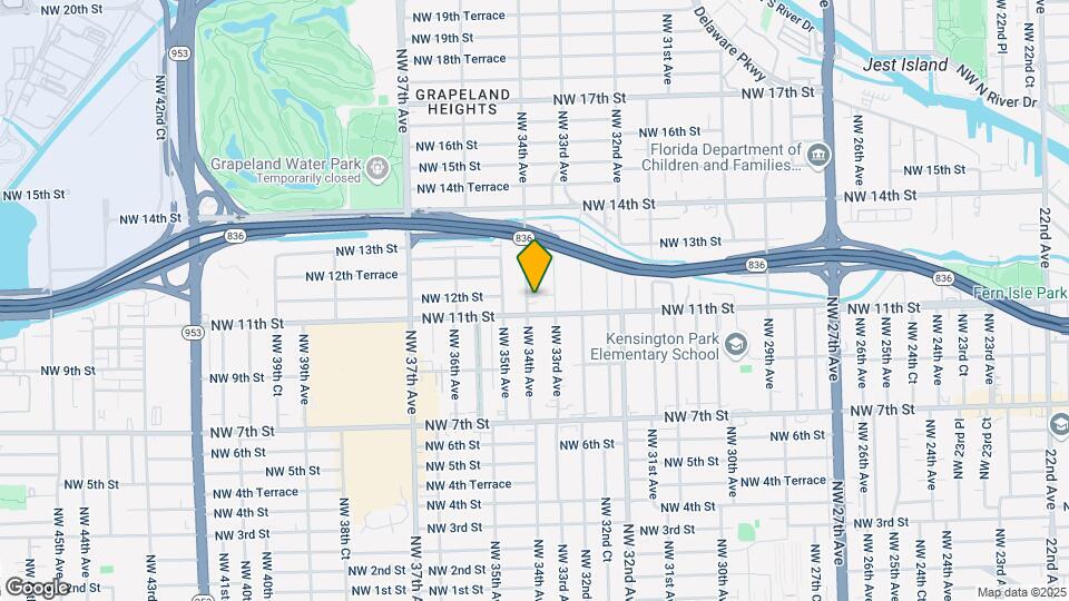 1121 NW 34th Ave Map and Location Details