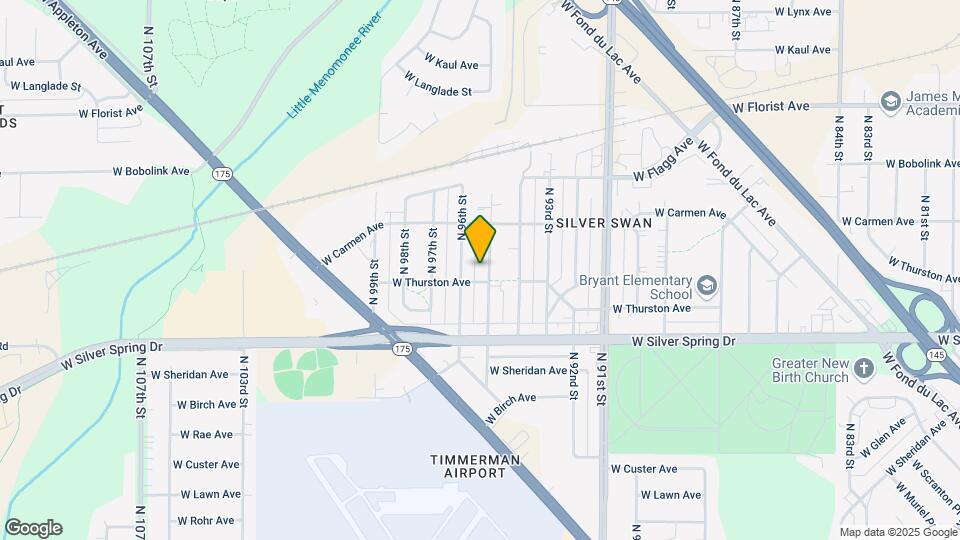 5707 N 95th St Map and Location Details