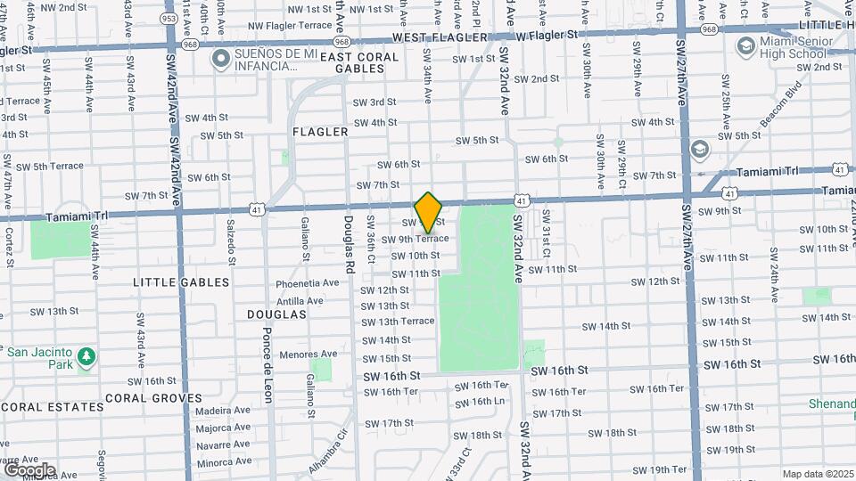 3400 SW 9th Terrace Map and Location Details