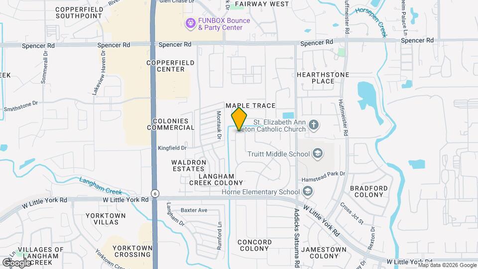 6610 Bellfield Manor Ln Mapa y Detalles de la Ubicación