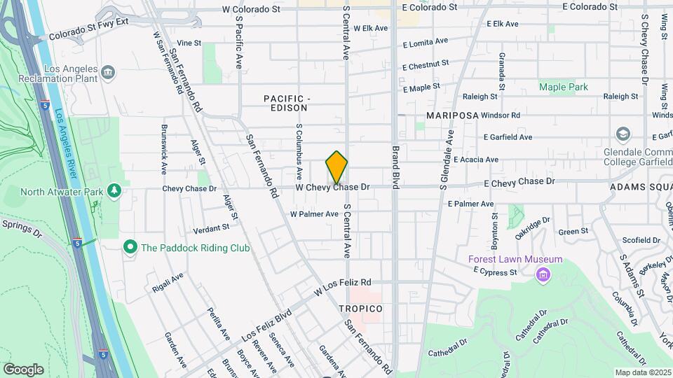 312 W Chevy Chase Dr Map and Location Details