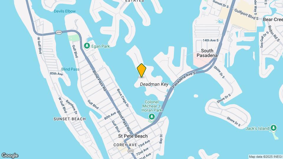 7932 Sailboat Key Blvd S Mapa y Detalles de la Ubicación